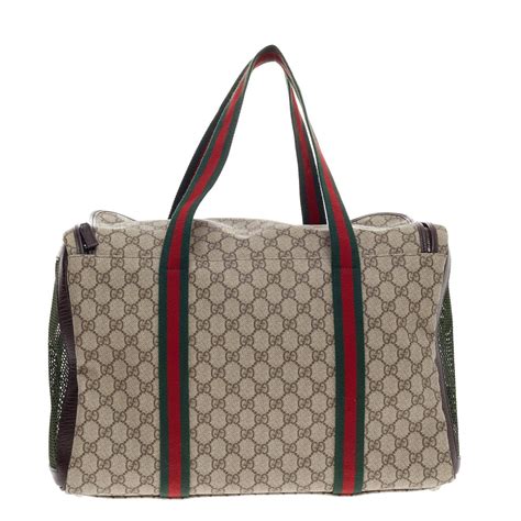 gucci pet canvas|Gucci canvas tote free.